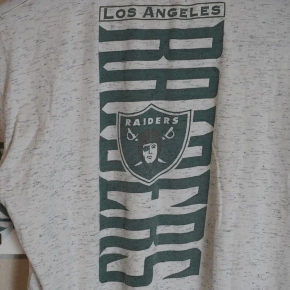 Vintage Los Angeles Raiders‎ Asia Sports T-Shirt Football NFL Graphic Tee Medium